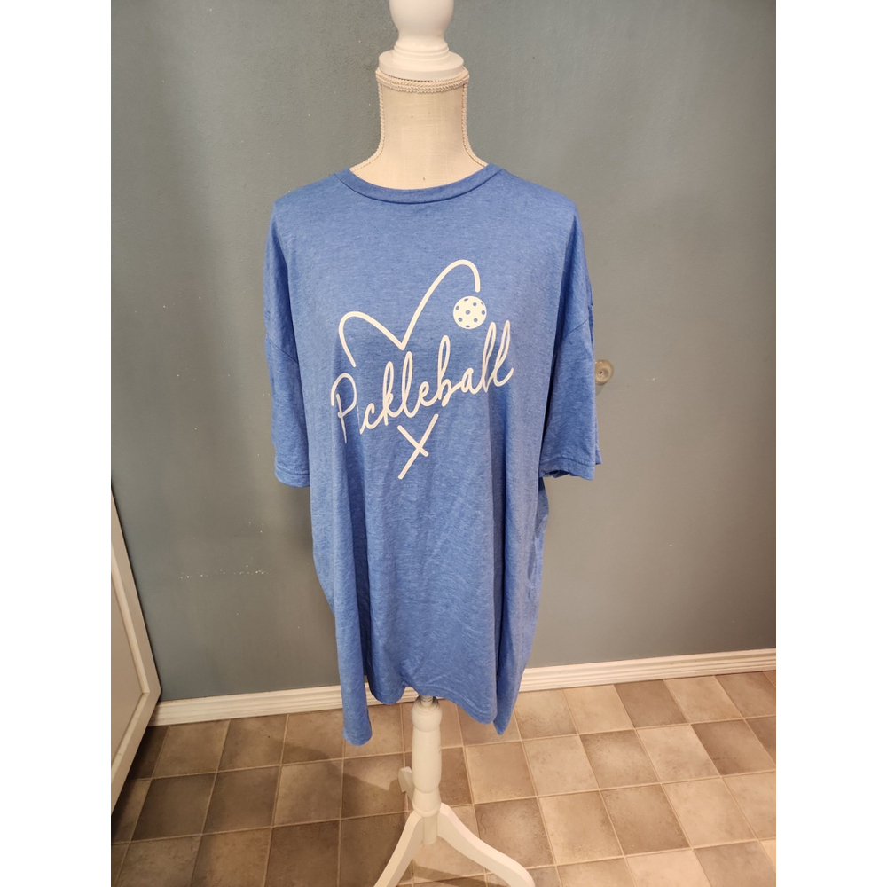 Painted echo pickleball religious Jesus is Salvation cotton blend soft T-shirt